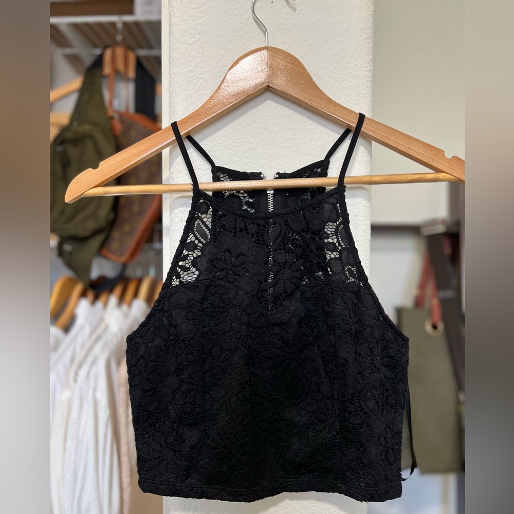 F21 Crochet Crop Top